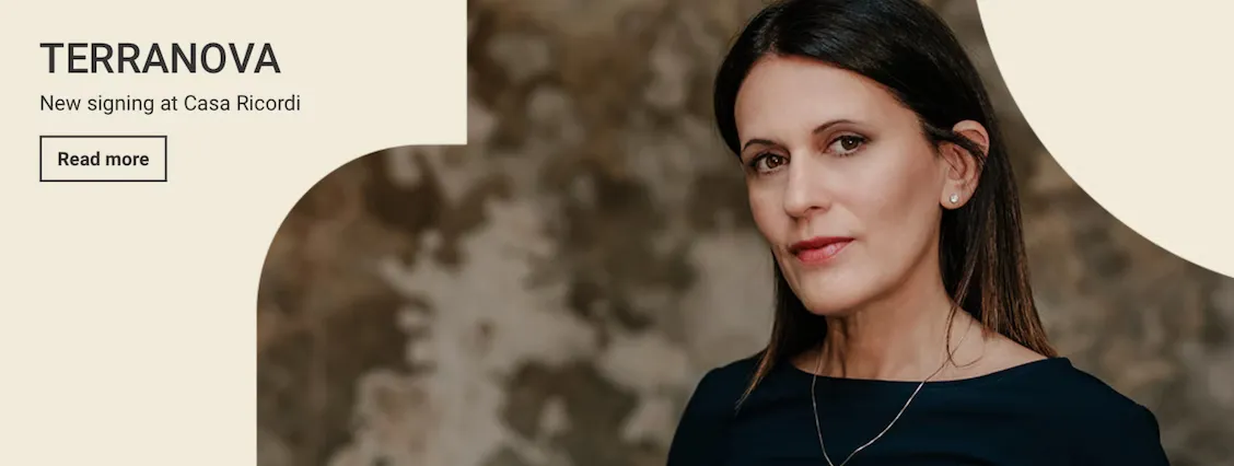 Terranova: New signing at Casa Ricordi — Read more